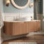 24" Wall Mounted Single Sink Bathroom Vanity with Engineered Marble Top-1816400525
