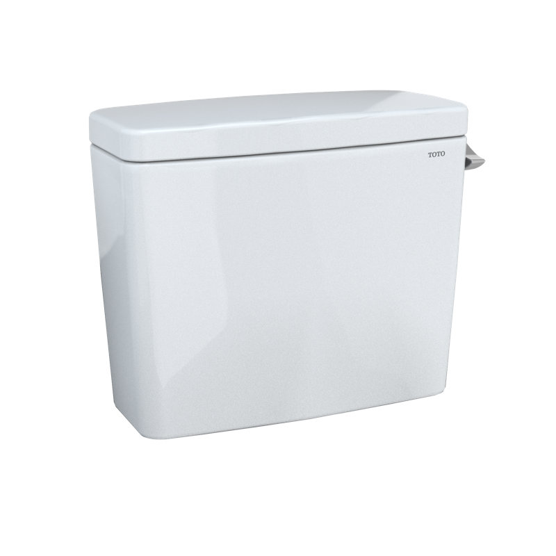 TOTO® Drake® 1.28 GPF Toilet Tank with Right-Hand Trip Lever, Cotton White, Cotton White