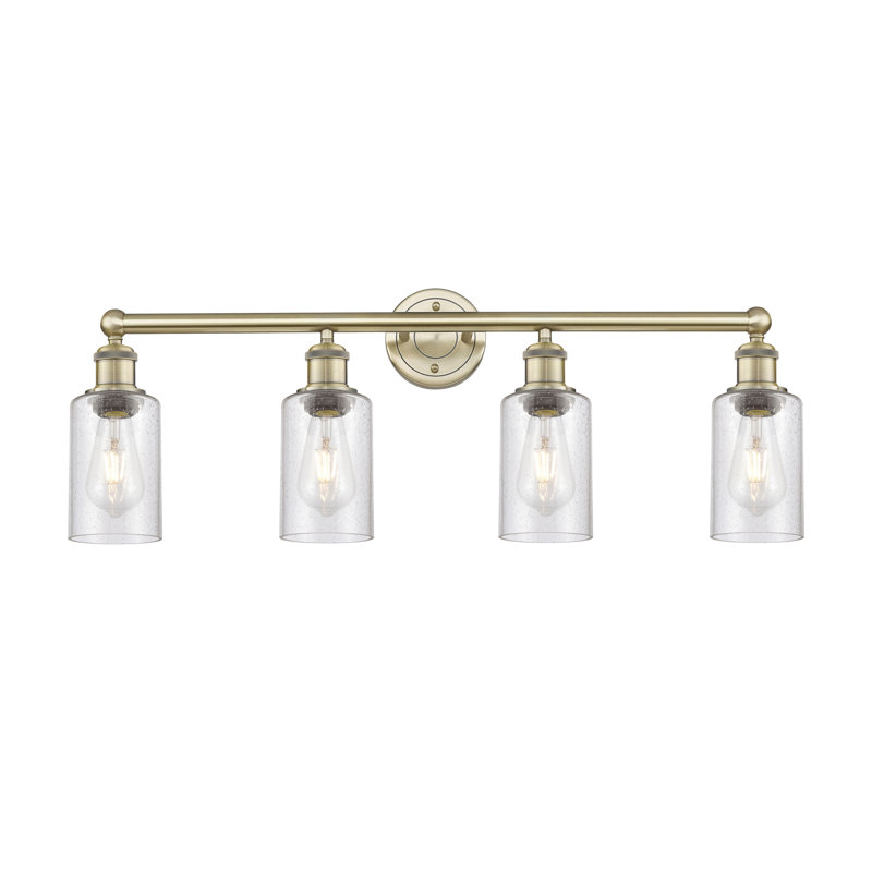 Caldello 4 - Light Dimmable Vanity Light, Antique Brass, Seedy
