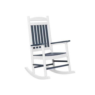 Casual Back Outdoor Rocker Chair