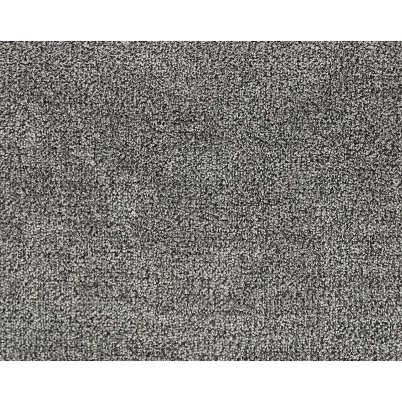 Fauteuil confortable en chenille de 34,5 po de hauteur gris avec siège inclinable de style contemporain et coussin de dossier