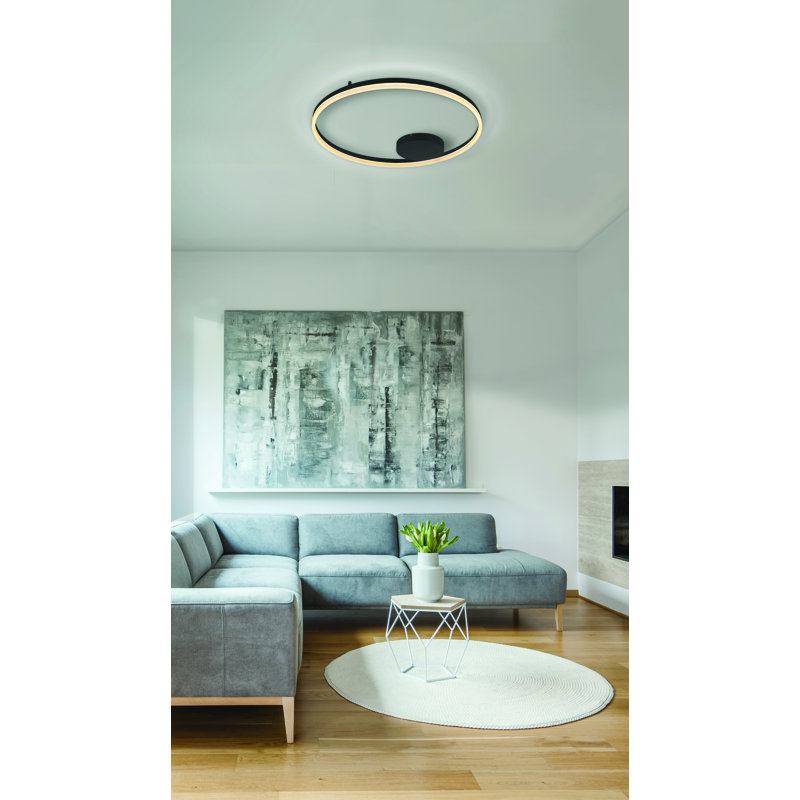 LED Flush Mount, Black