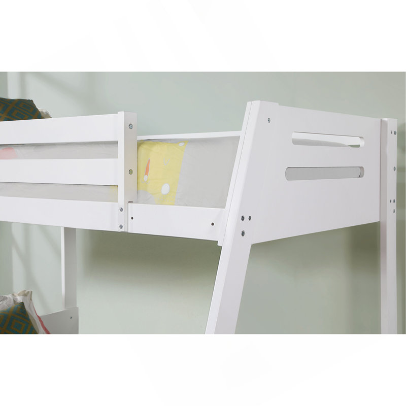 Échelle de finition transitionnelle pour lit superposé et tiroirs sous le lit, Blanc