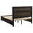 Orchid Black Queen Storage Panel Bed
