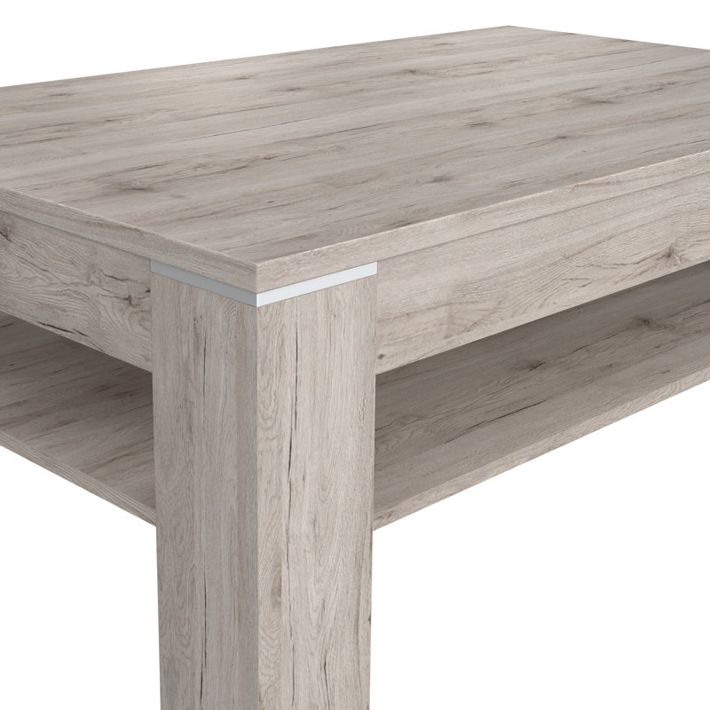 Baisden Four Leg Coffee Table, Light brown