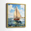 NAUTICAL Series CCCCXV - Reproduction encadrée de qualité supérieure - prêt à être accroché - aucun clou requis - aucun clou requis-1555799219-1555799180