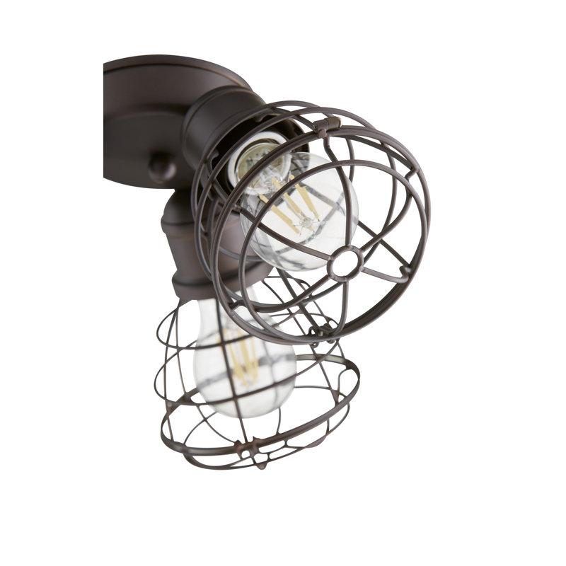 Ventilateur de plafond universel à 3 lumières, Bronze huilé