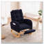 Chaise berçante avec repose-pieds à haut dossier-985182341