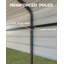 13' X 20' Heavy Duty Carport Canopy With Updated Frame Structure