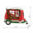 Camper With Mr & Mrs Santa Tea Time LED/Water Spinning/2 Way Switch - 11.3" X 4.4" X 8"H - Red/White/Green