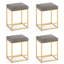 24'' Modern Kitchen Counter Stool with Upholstered Faux Leather & Footrest-82834393-82834392-82834396