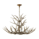 Whittingham Eclectic 9 Light 2 Tier Antler Chandelier