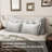 Sit-up Back Comfort Backrest Wedge Pillow Triangular Headboard Pillow with Standard Pillow Cases for Queen Bed Compression
