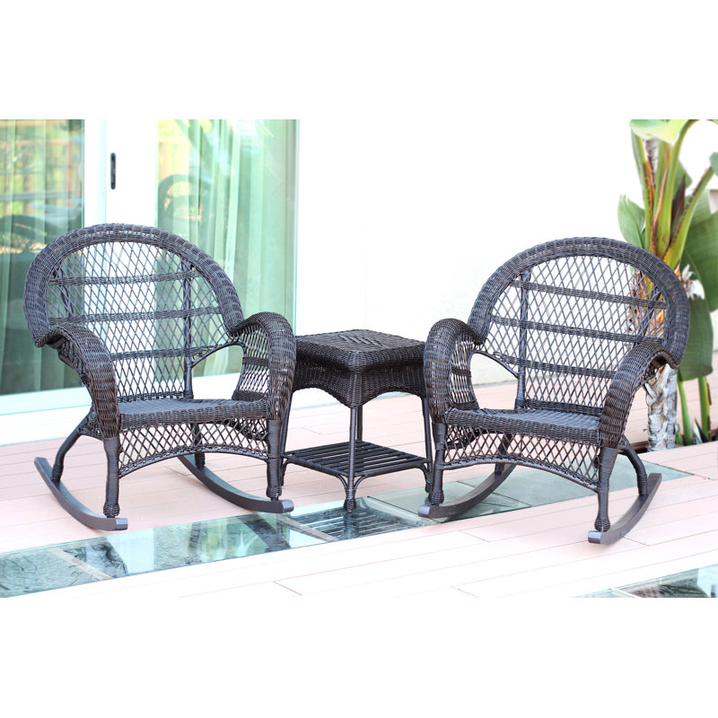 Mangum 2 - Person Patio Conversation Set, Espresso