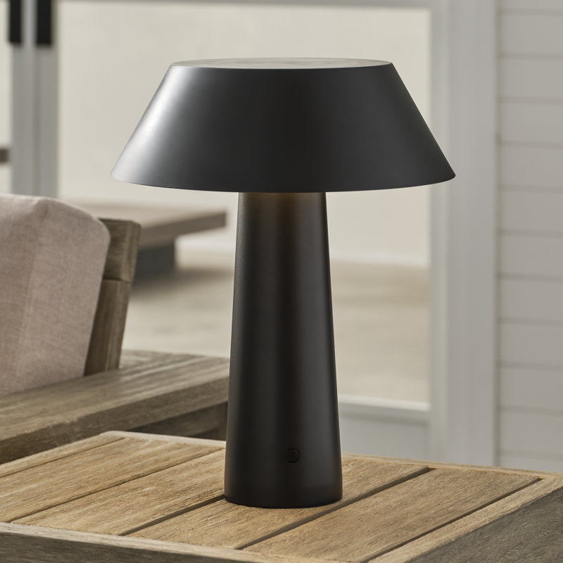 Sesa Accent Rechargeable Table Lamp, Black