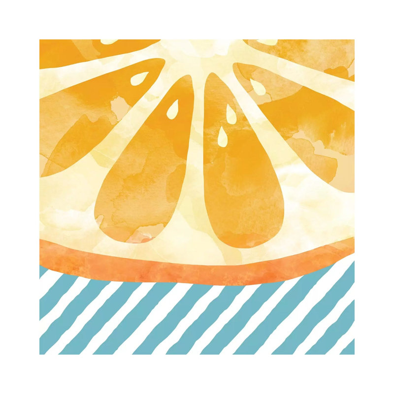 Orange Abstract by Orara Studio - Wrapped Canvas Gallery-Wrapped Canvas Giclée, 30.48cm H x 30.48cm W