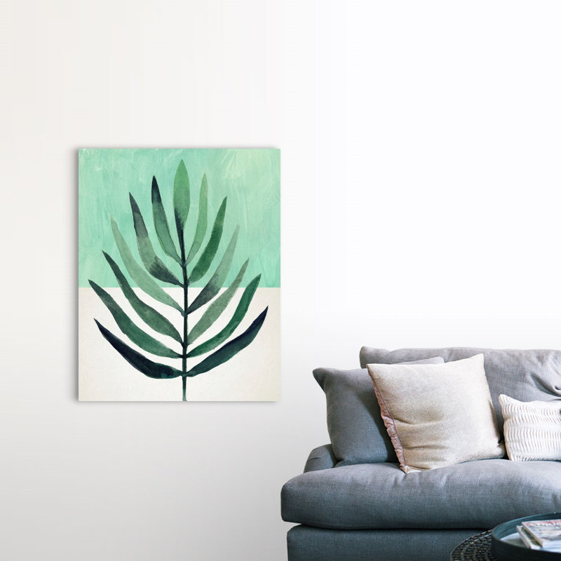 Art mural sur toile Verging Palm III, Toile tendue, H 45 po x l 36 po