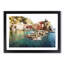 Boats in Vernazza Italy in Abstract - Picture Frame Graphic Art Print-55679343-55679344
