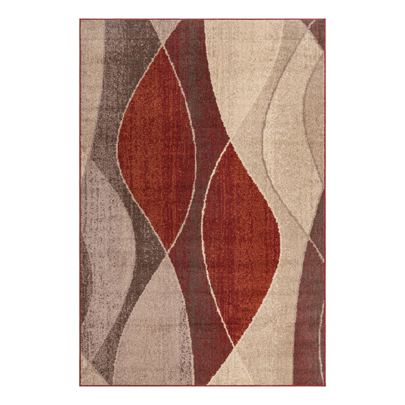 Tapis géométrique Alair, Rectangulaire 6 pi 1 po x 9 pi