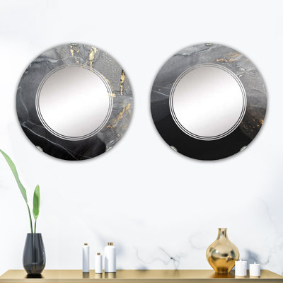 Ensemble de 2 miroirs sans cadre