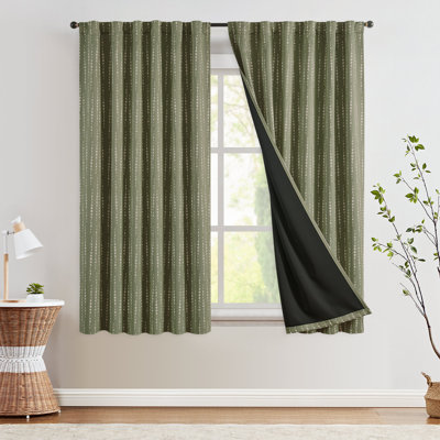 Gudinas Polyester Blackout Curtain Panel