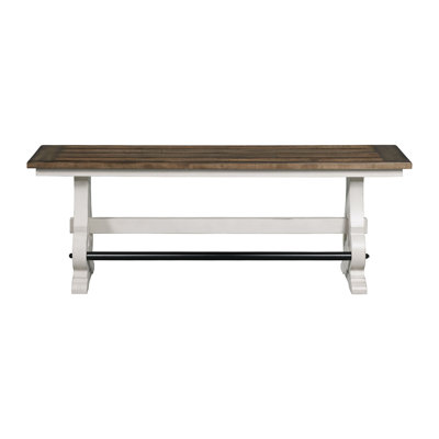 Banc en bois massif Isamu
