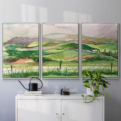 Bennachie Rain II, reproduction sur toile 3 pièces