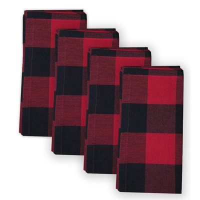 Alastair Cotton Plaid Square Napkin