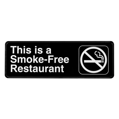 This is a Smoke Free Restaurant Sign