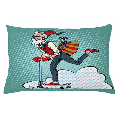 Housse de coussin lombaire pois intérieur/extérieur éléphants