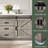 Chimira 60" Farmhouse Double Sink Bathroom Vanity with 2 Drawers & Doors,Gray-101339864-129439377