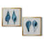 «By the Sea Front I», ensemble de 2 reproductions d'art encadrées-536624192-536624223-536624221