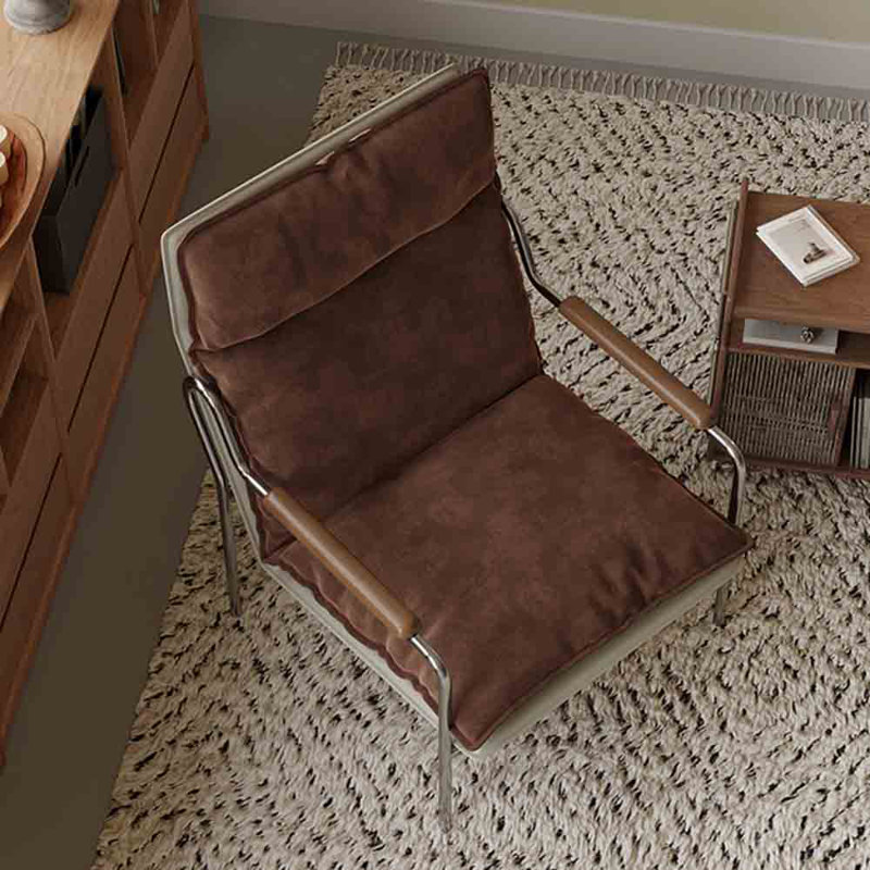 Fauteuil de loisir simple rétro et luxueux.