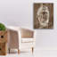  «Buddha on Wood 2» par Annie Warren, art mural sur toile, 26 po x 34 po-1956001140