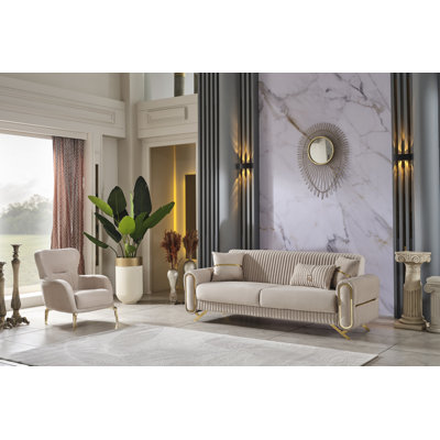 Pren 2 - Piece Velvet Living Room Set by Mercer41