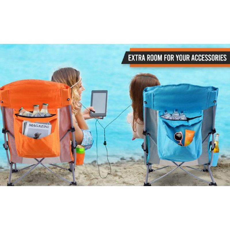 Chaise de plage Damyn, Orange