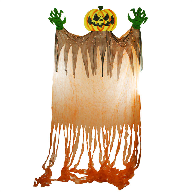 11' Scary Hanging Jack-O-Lantern Halloween Decoration