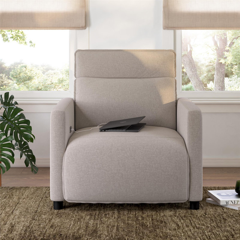Carolan Power Recliner, Oat