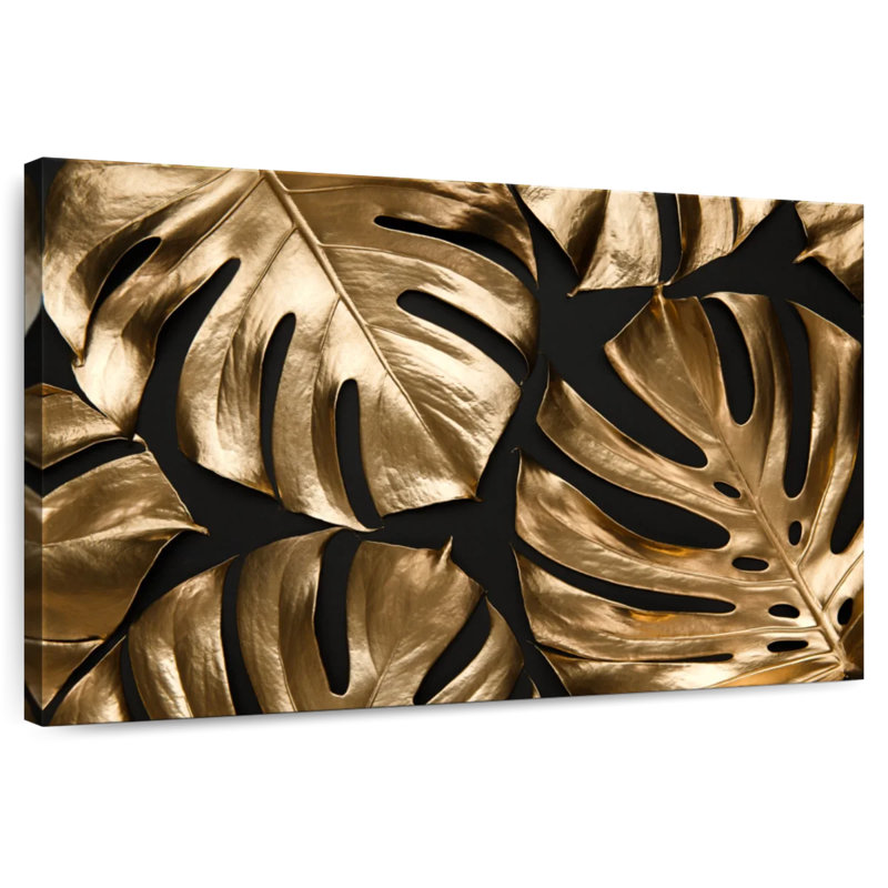Harnek Golden Tropical Monstera, 8" H x 12" W