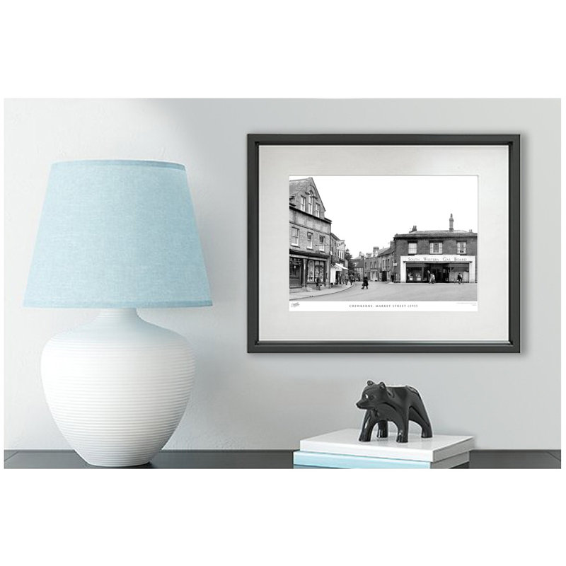 Crewkerne, Market Street C1955 - Single Picture Frame Print, 45cm H x 60cm W x 2.3cm D
