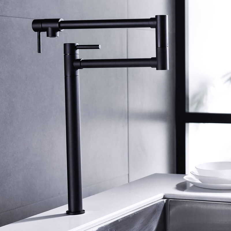AWZTOO Kitchen Faucet, Matte Black