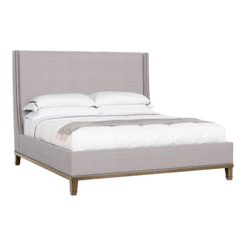 Michael Weiss Cleo Queen Upholstered Bed, Ozark Marina, King, Dove Gray
