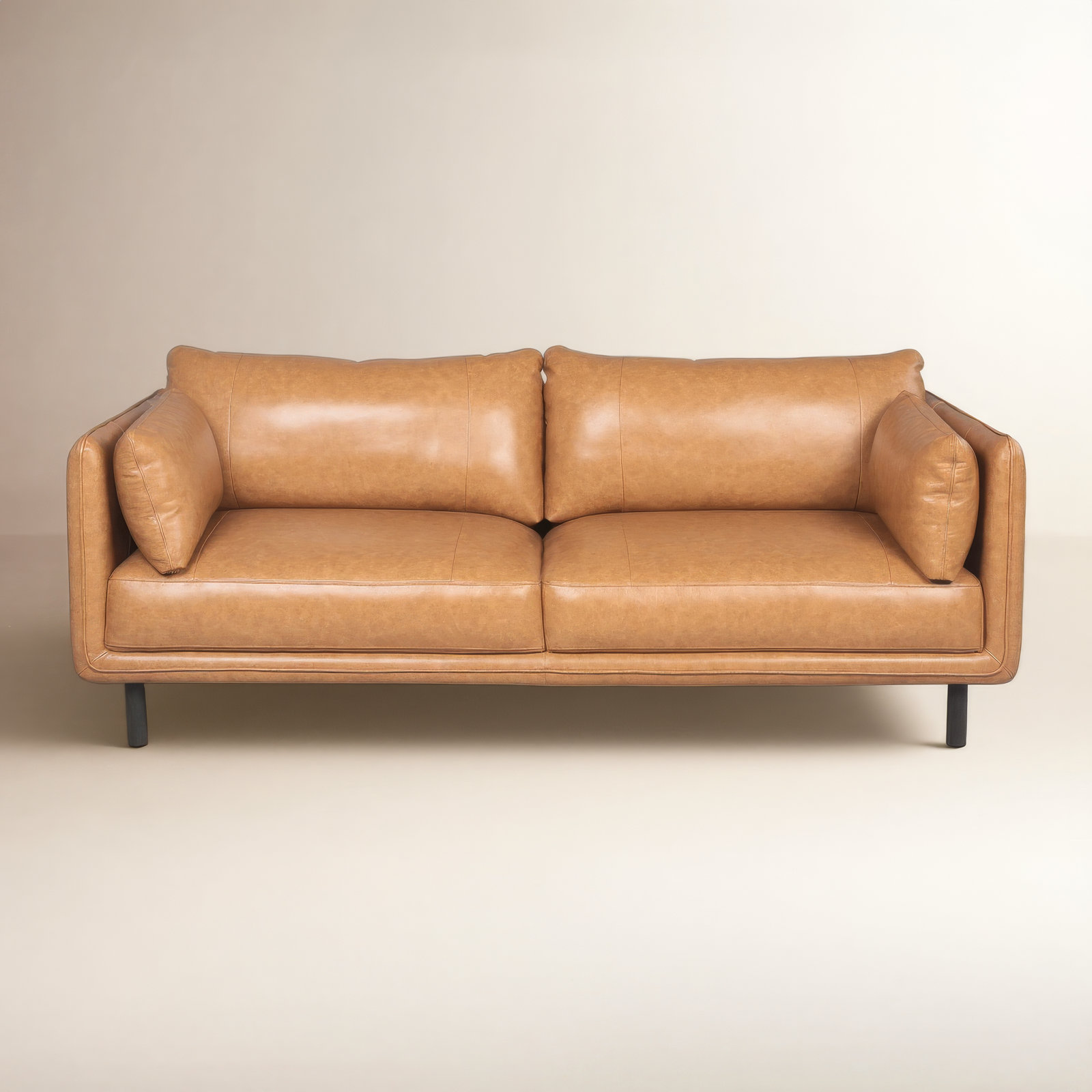 Elsie 84" Genuine Leather Sofa