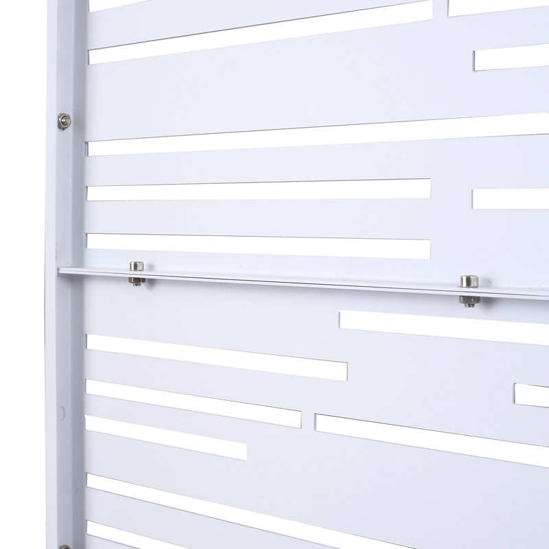 Écran d'intimité pour l'extérieur et l'intérieur, Blanc