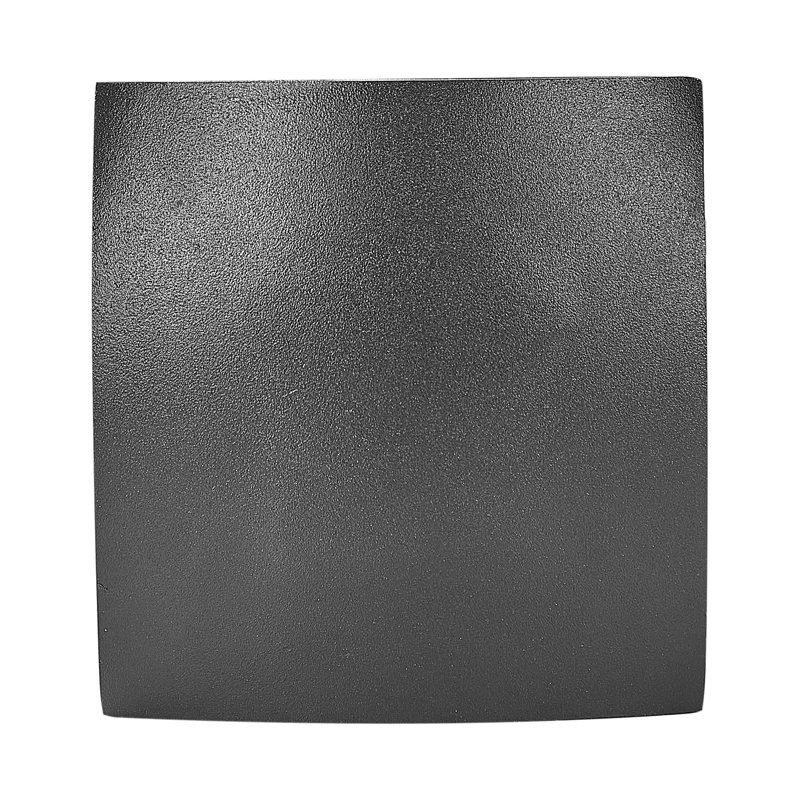 Damesha Satin Black 15cm H Integrated LED Outdoor Sconce