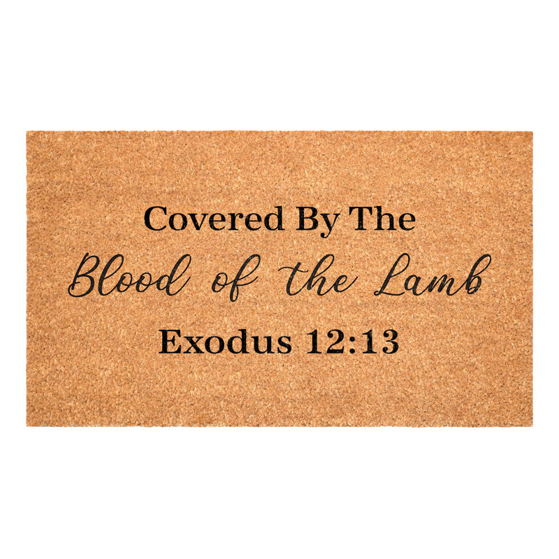 74BD74E6C3BC423782790CCC8783218D Covered By The Blood,, 24" W x 36" L