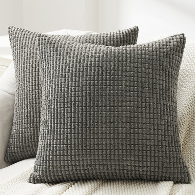 Corduroy Square Pillow Cover