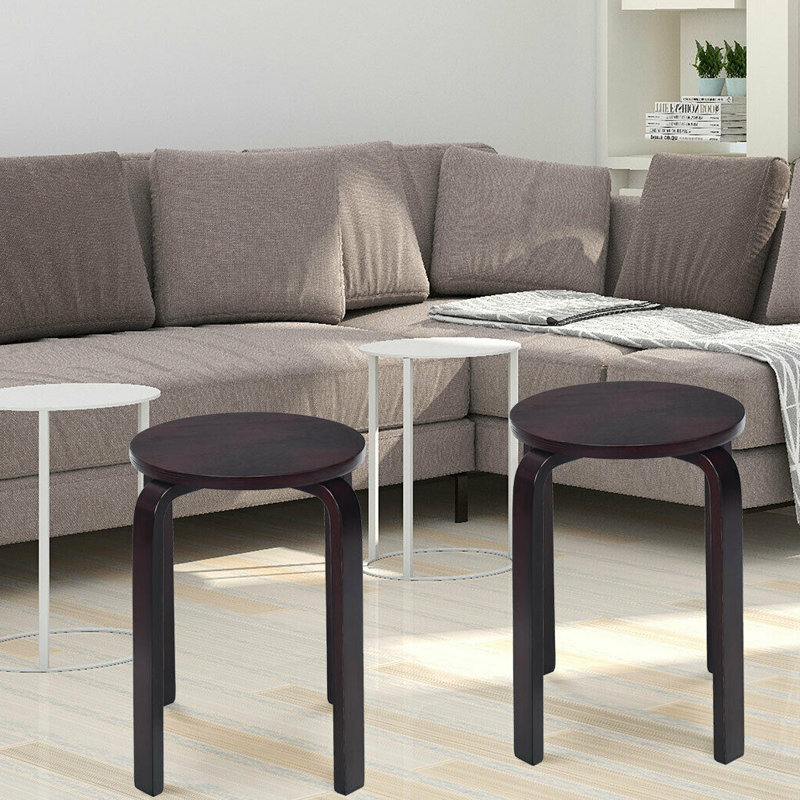 Ensemble de tabourets empilables 4 pièces Venner