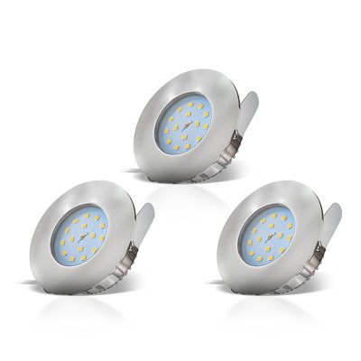 8 cm LED-Einbauleuchten-Set