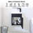 16'' Black Modern Mini Single Bathroom Vanity Set